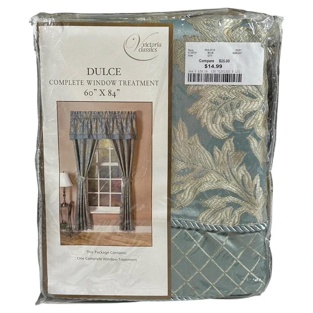 Victoria Classics‎ DULCE Complete Window Treatment 60